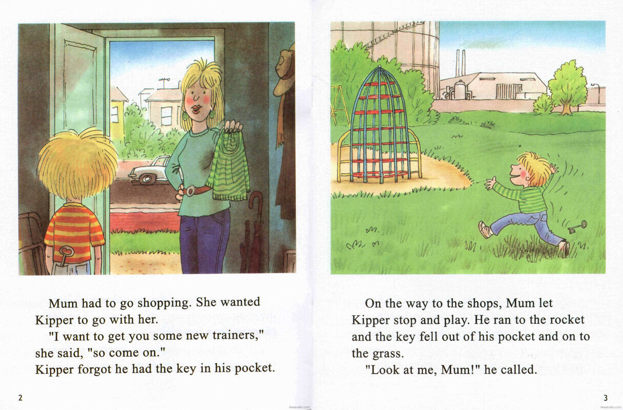 The Lost Key绘本故事第4页