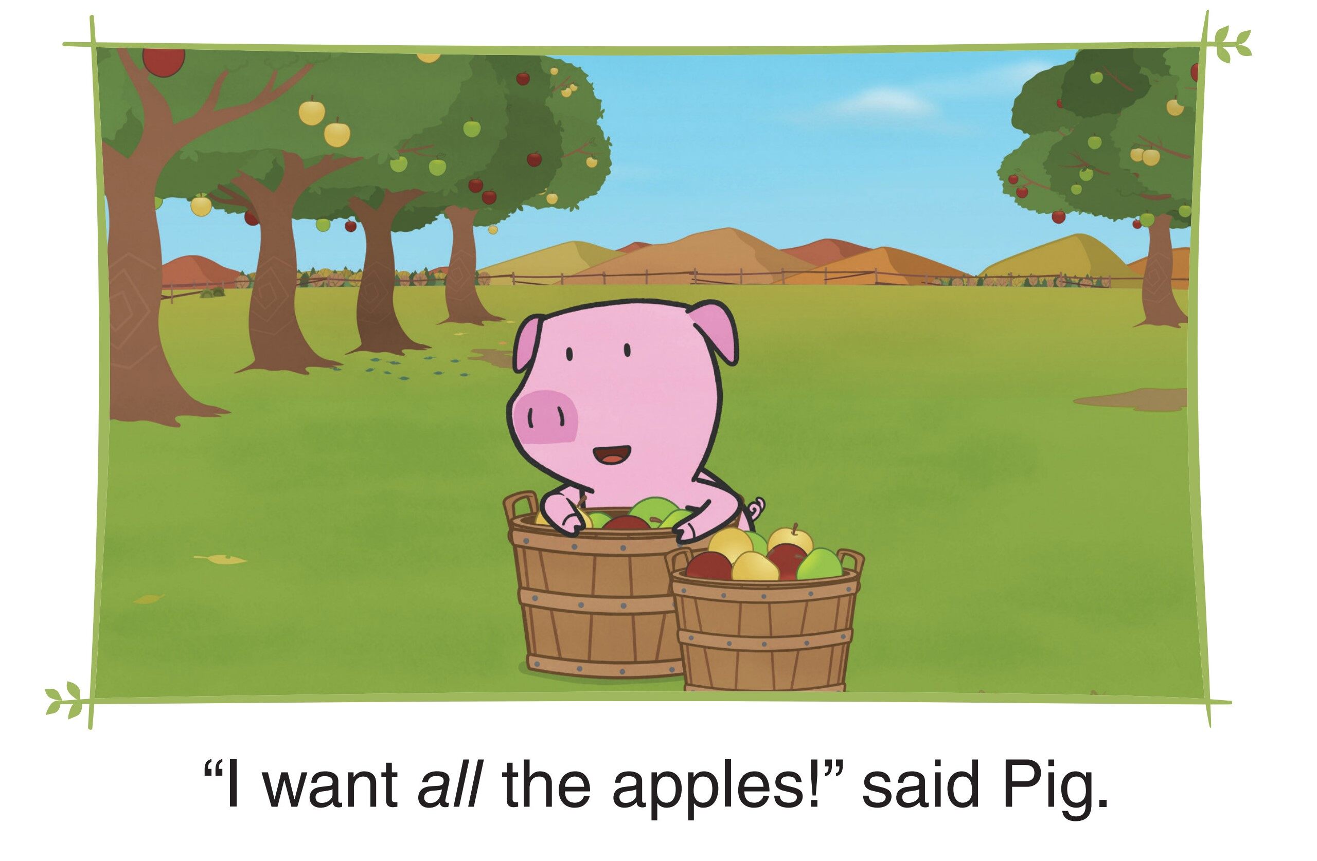 Picking Apples绘本故事第5页