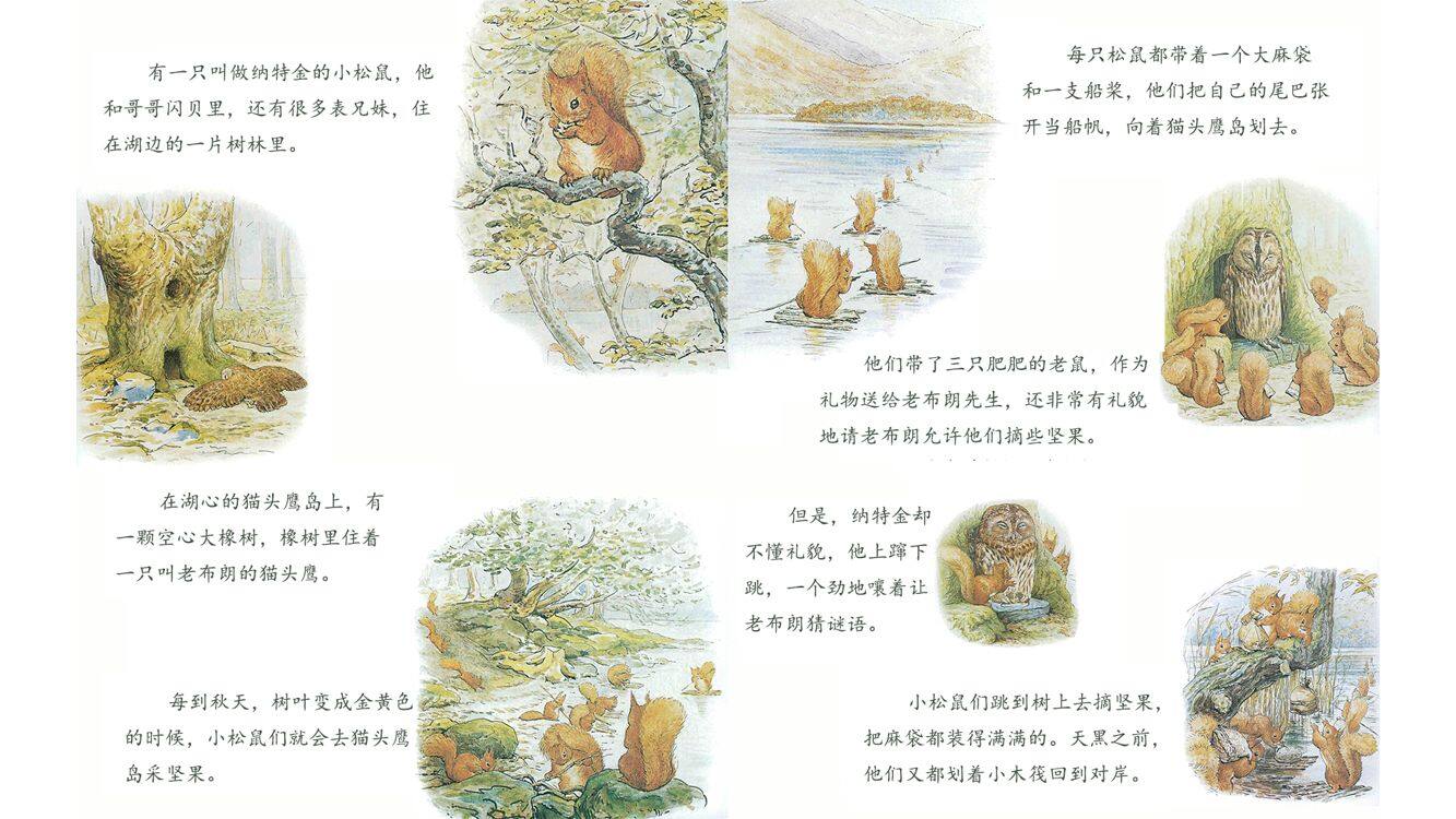 小松鼠纳特金绘本故事第4页