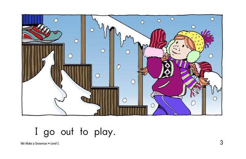 We Make a Snowman绘本故事第3页