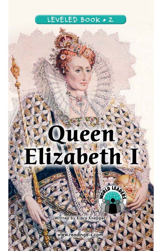 Queen Elizabeth I绘本故事第2页