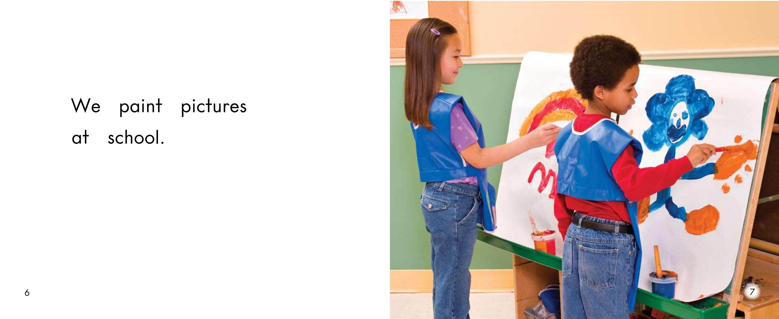 Fun at school绘本故事第5页