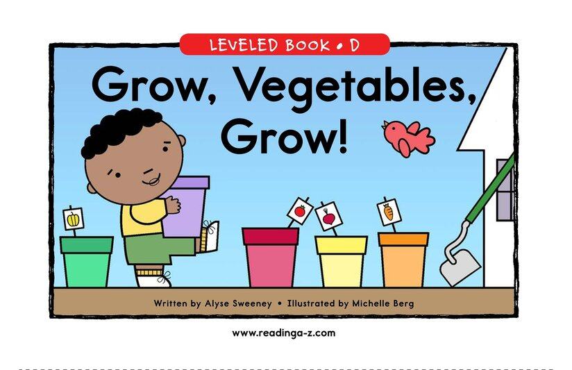 Grow,Vegetables,Grow!绘本故事第2页
