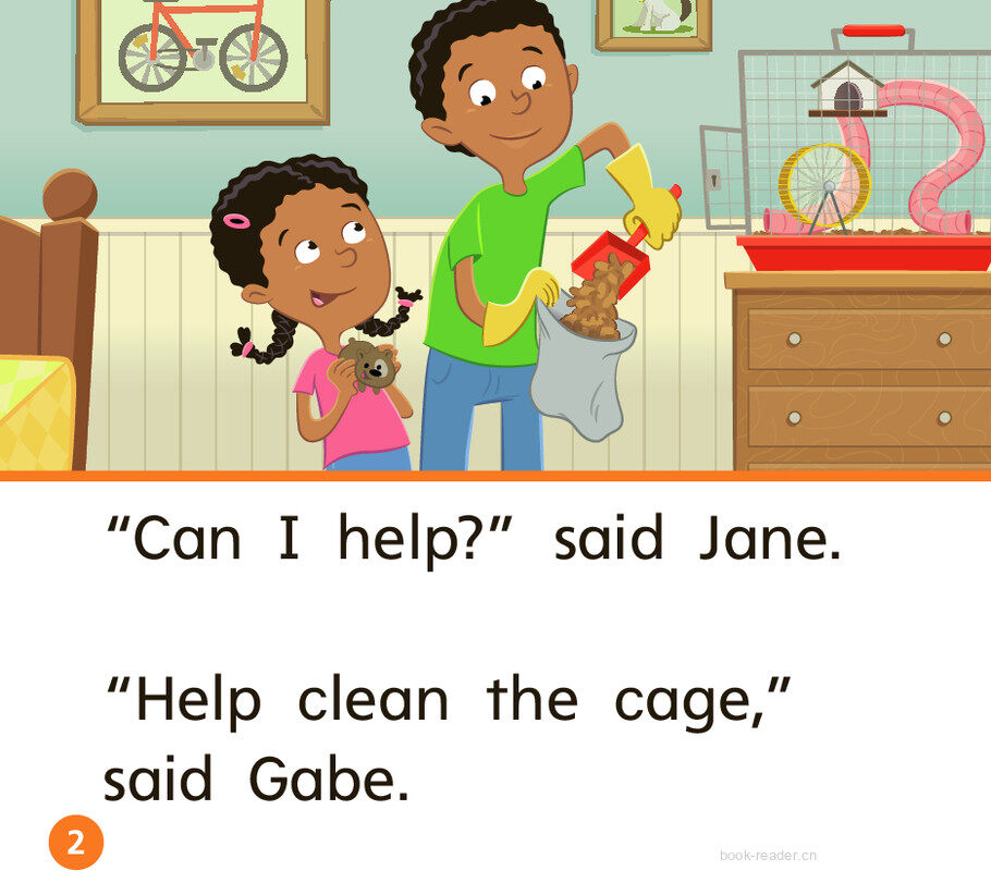 GK On U09W1 How Can Jane Help?绘本故事第3页