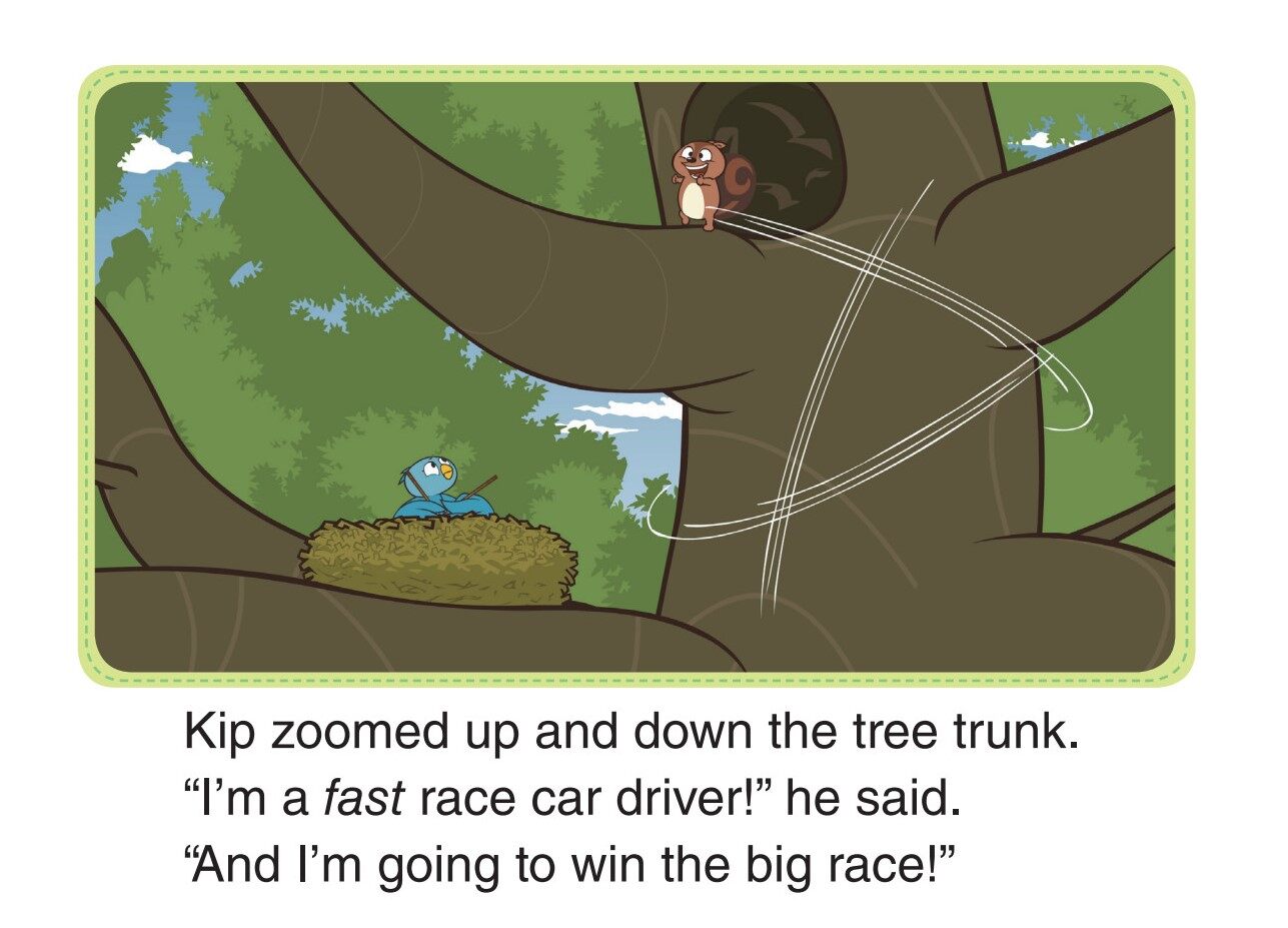 Kip, the Race Car Driver绘本故事第4页