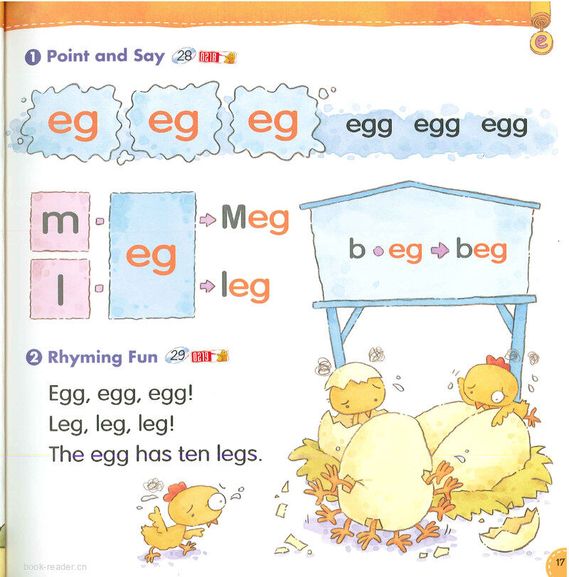 2 Short Vowel  'e'绘本故事第4页