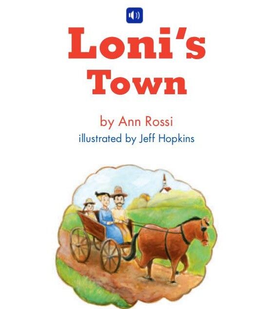 Loni's Town绘本故事第2页