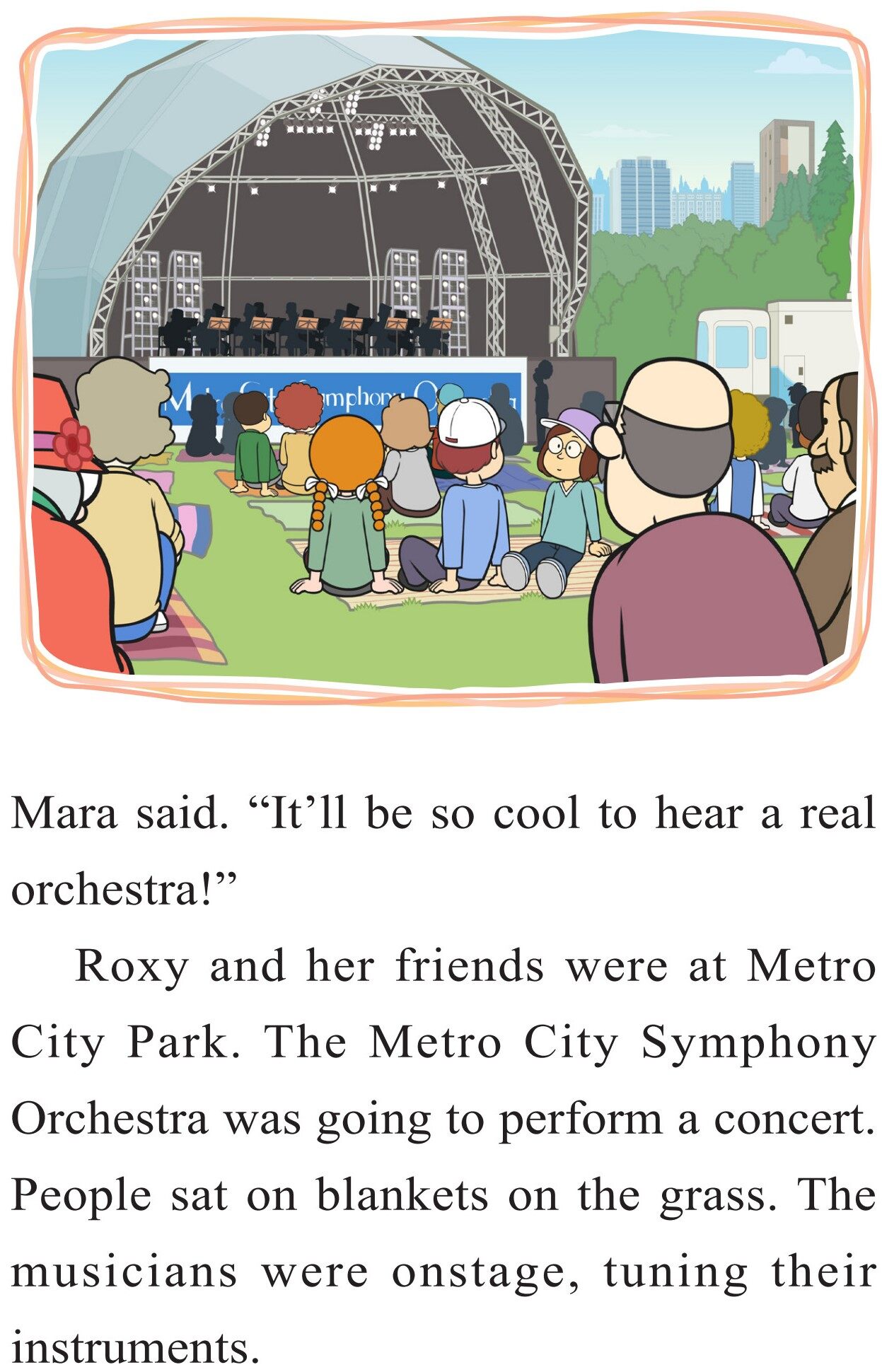 A Concert in the Park绘本故事第5页