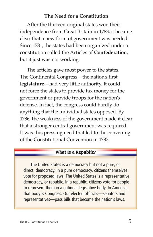 The U.S. Constitution绘本故事第4页
