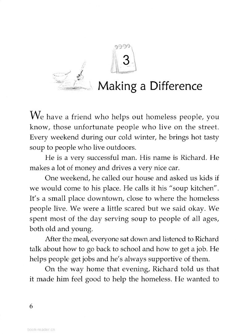 Making a Difference绘本故事第2页
