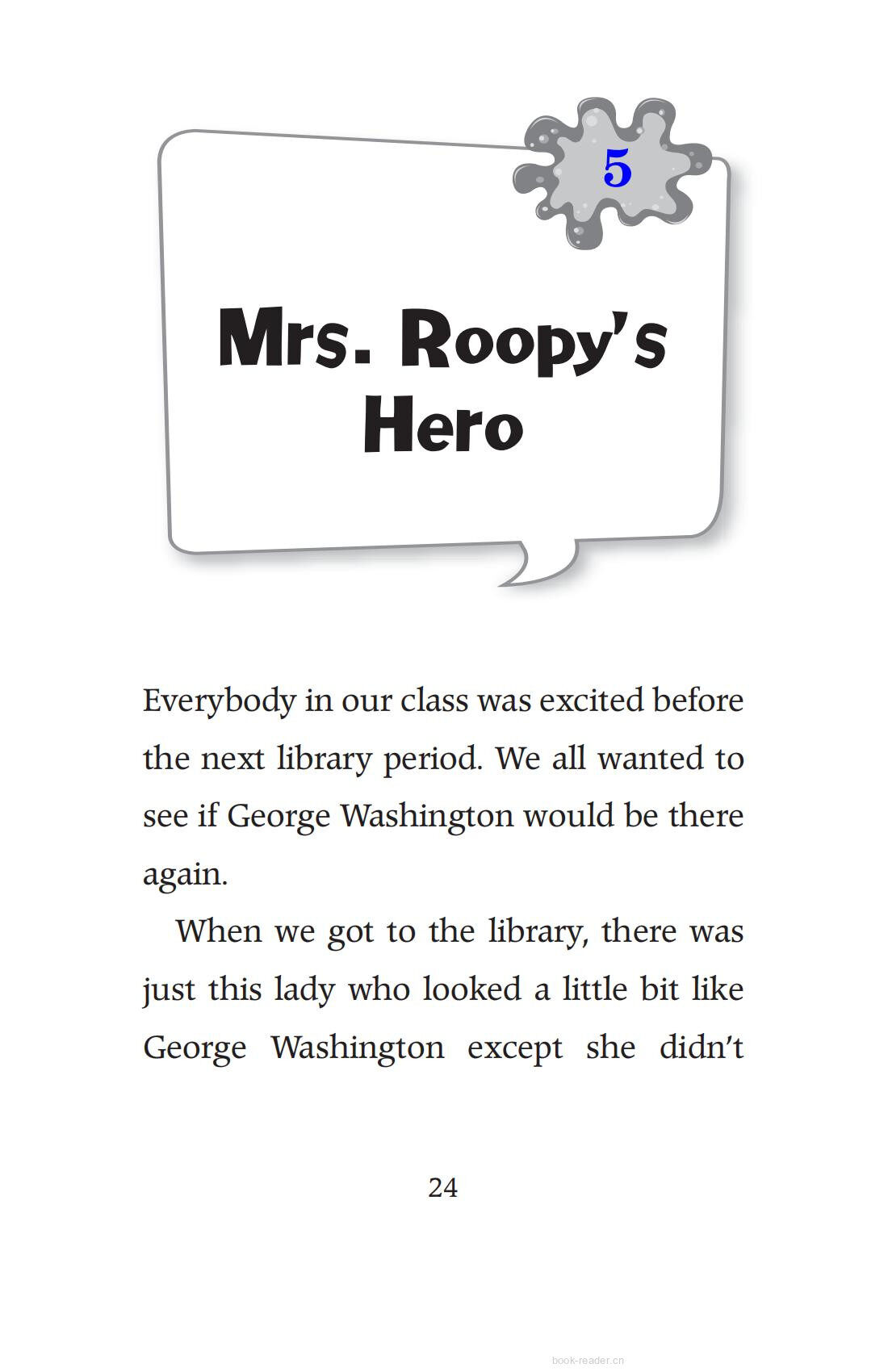 Chapter5 Mrs. Roopy’s Hero绘本故事第2页