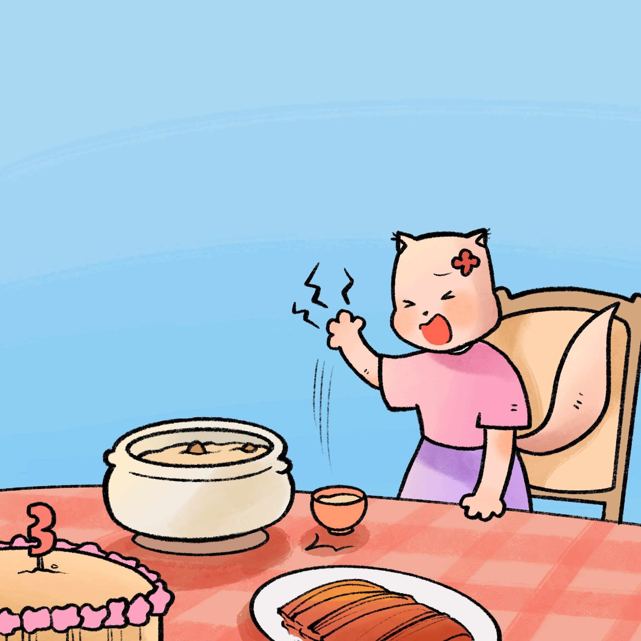 远离热水不烫伤绘本故事第4页