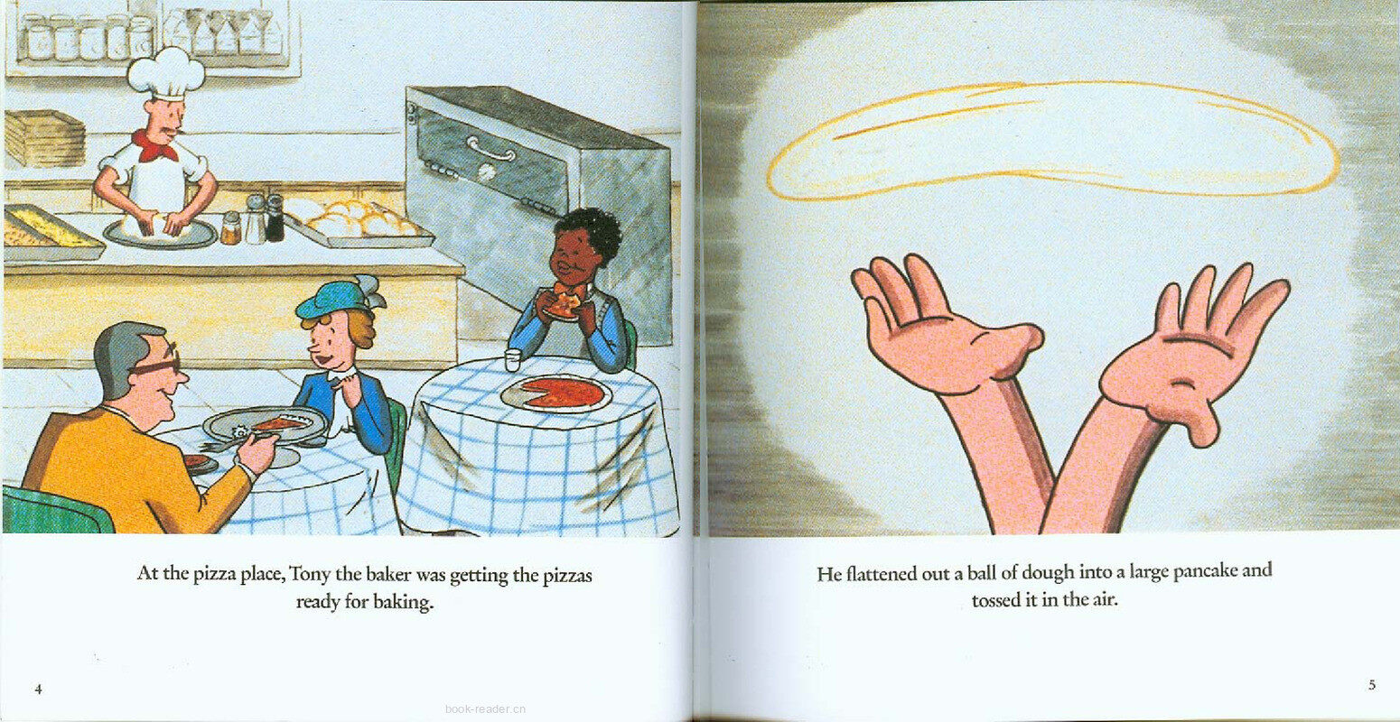 Curious George and the Pizza绘本故事第4页