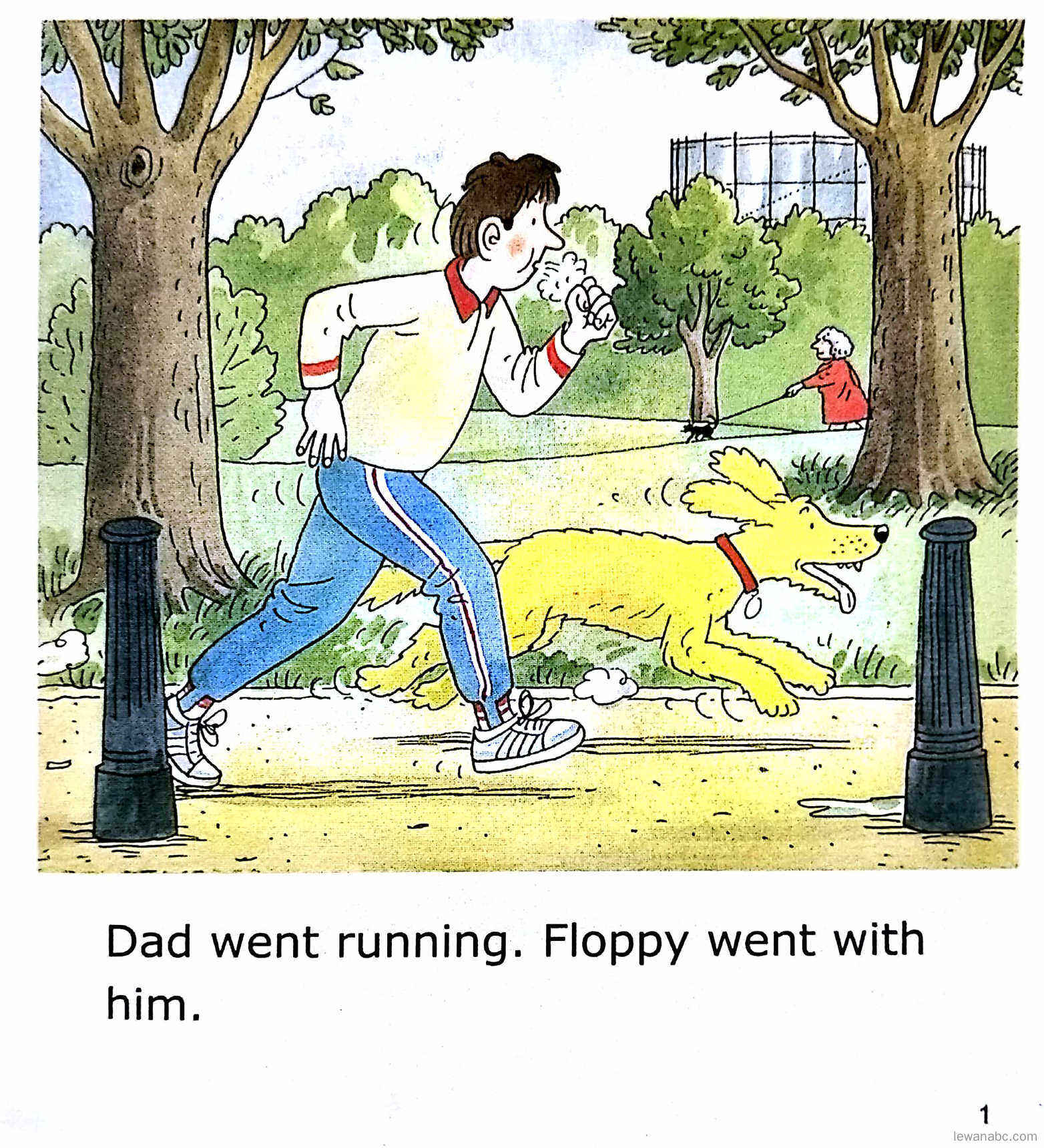 Dad's Run绘本故事第3页