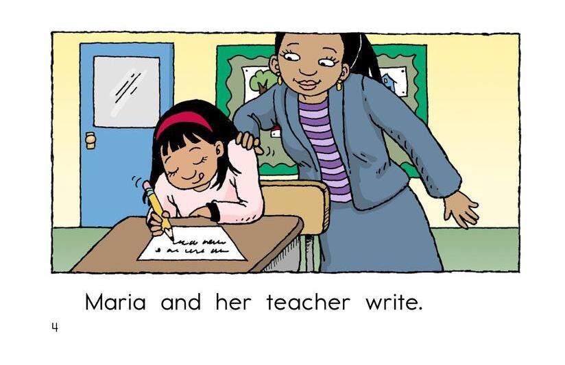 Maria and Her Teacher绘本故事第4页