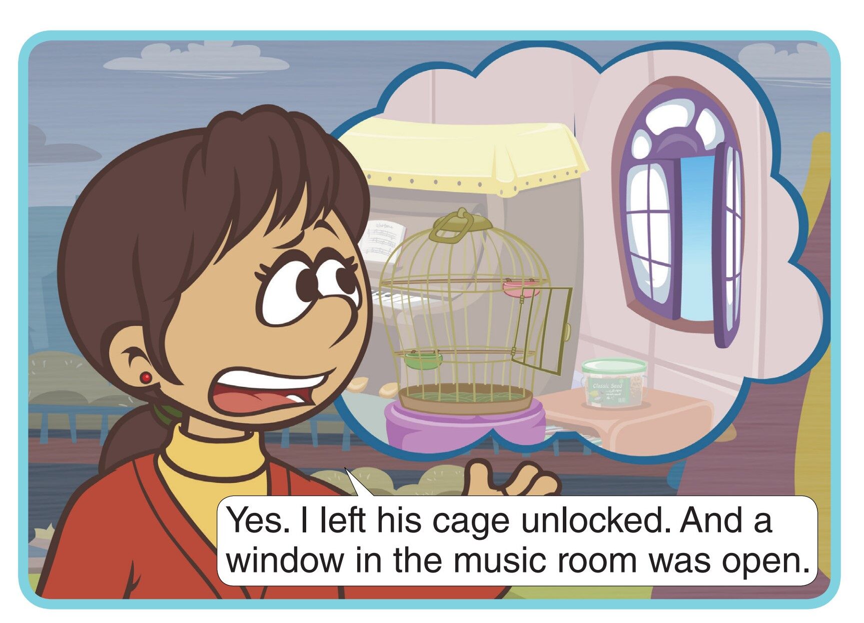 Looking for Sweetie绘本故事第4页