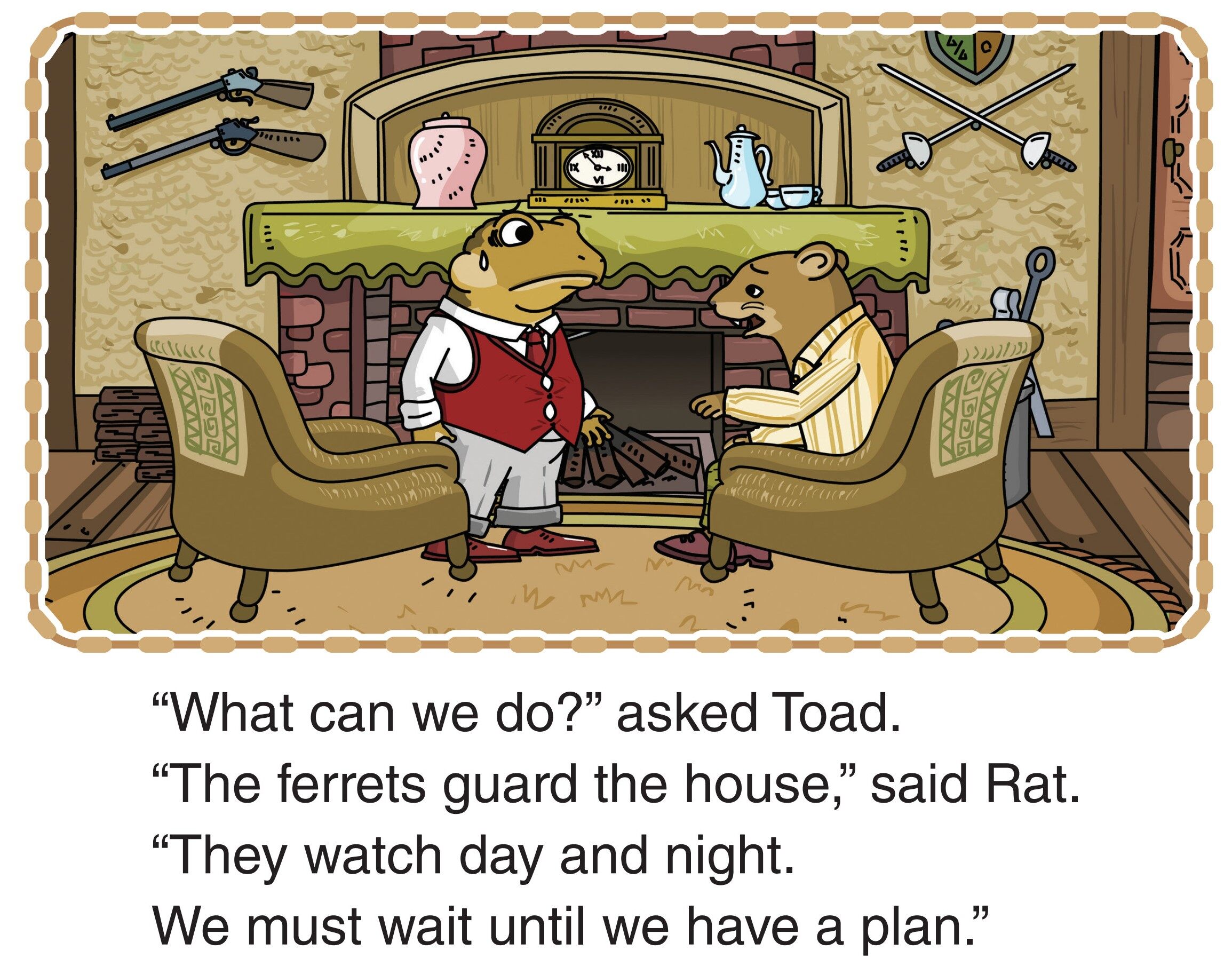 Weasels at the Bridge绘本故事第4页