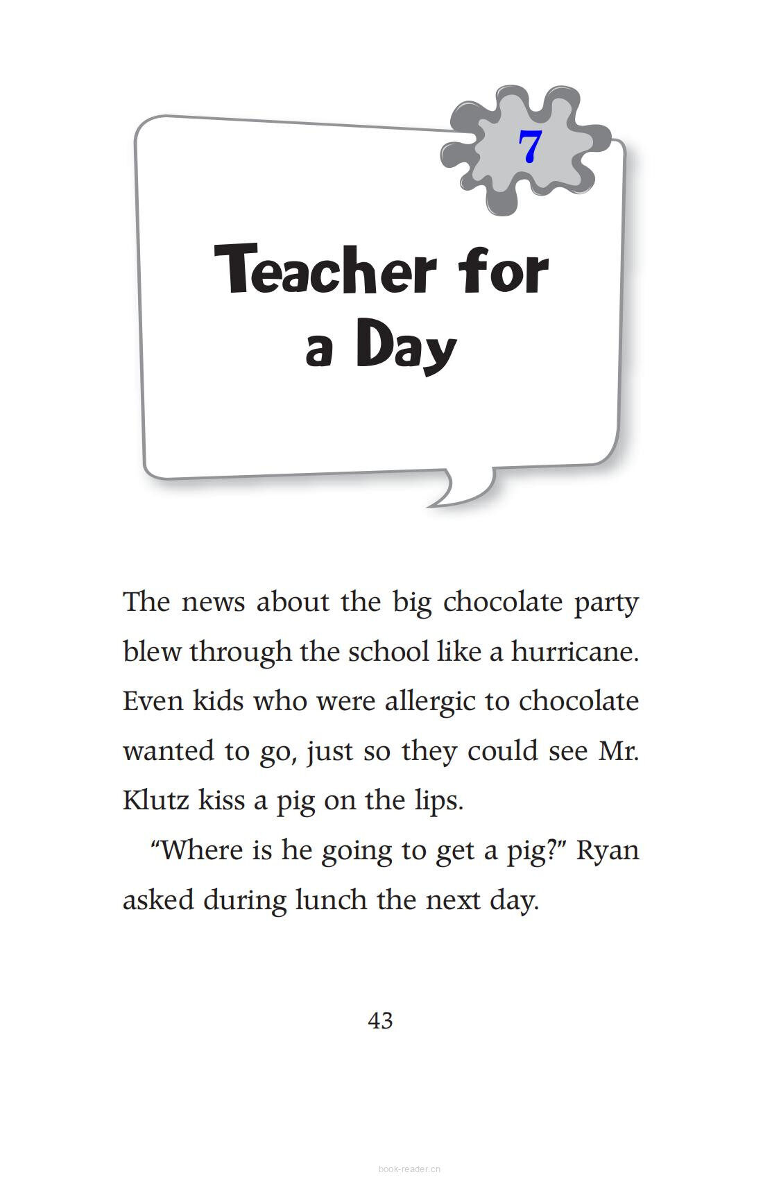 Chapter7 Teacher for a Day绘本故事第2页