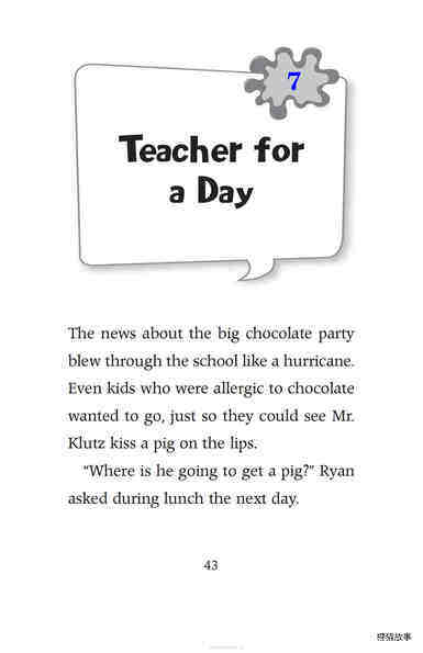 Chapter7 Teacher for a Day绘本故事第2页