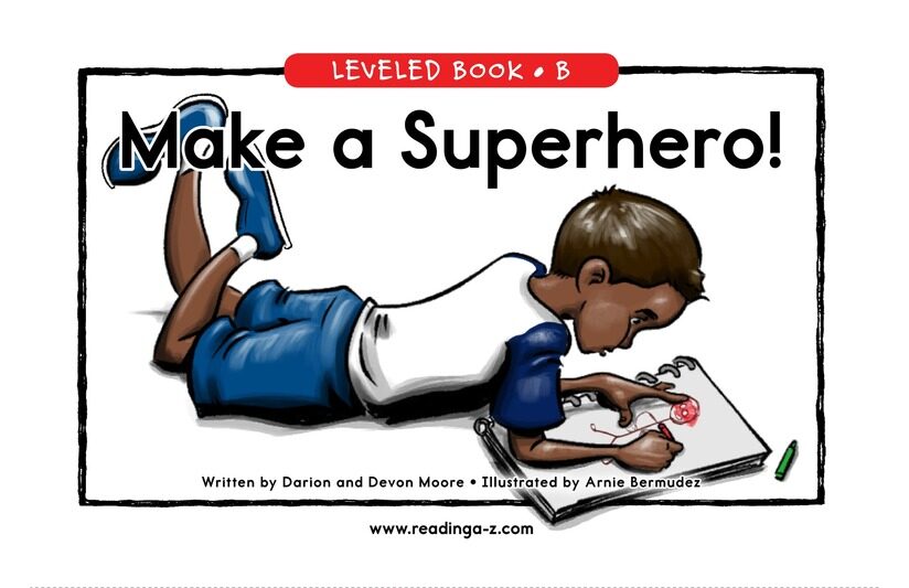 Make a Superhero!绘本故事第2页