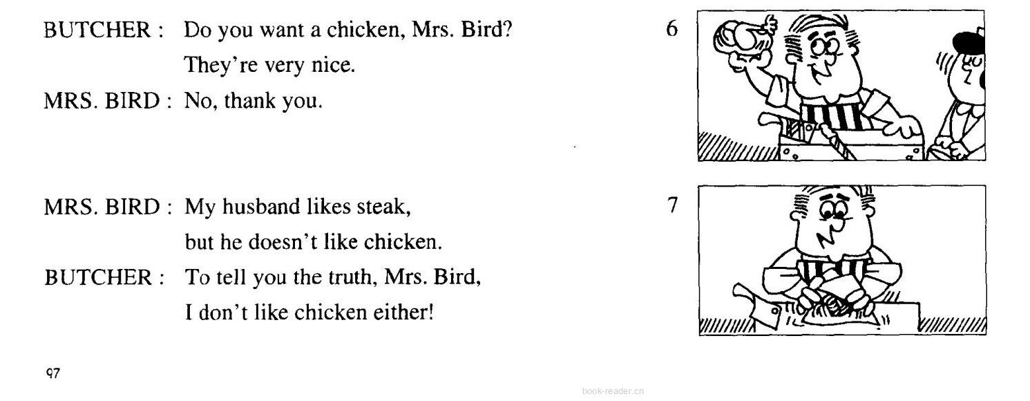 1-049 At the Butcher's绘本故事第4页