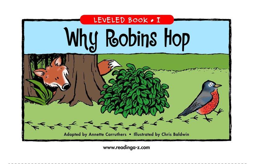 Why Robins Hop绘本故事第2页