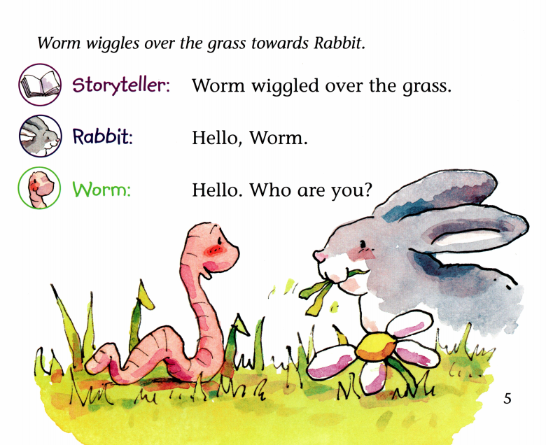 Worm Looks for Lunch绘本故事第4页