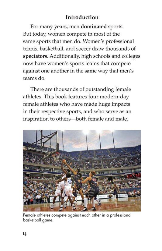 Female Sports Stars绘本故事第3页