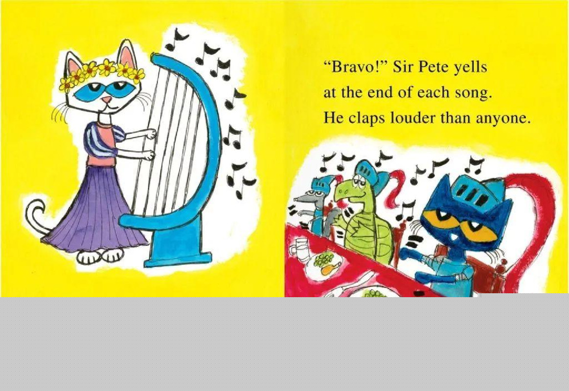 Pete the Cat sir pete the brave 绘本故事第4页