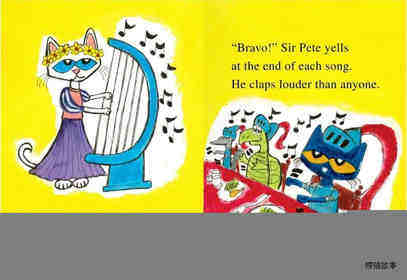Pete the Cat sir pete the brave 绘本故事第4页