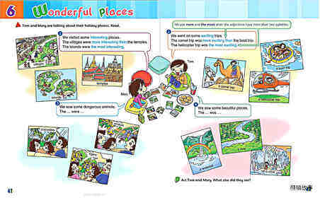 6 Wonderful places绘本故事第3页