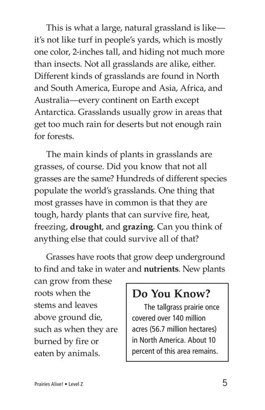 Prairies Alive!绘本故事第4页
