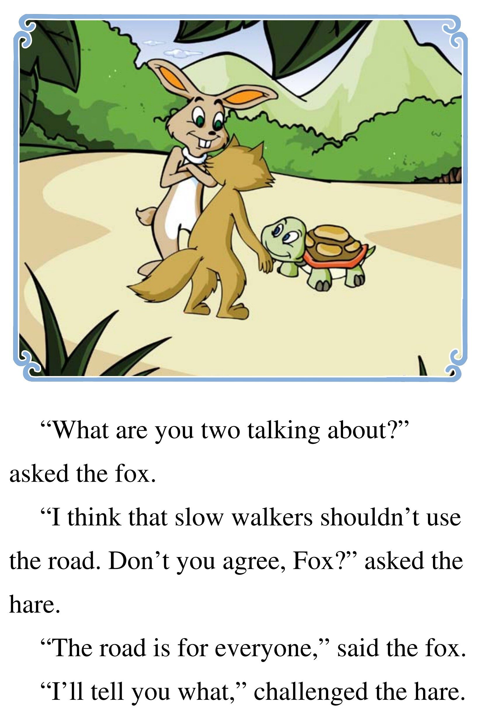 The Tortoise and the Hare绘本故事第5页