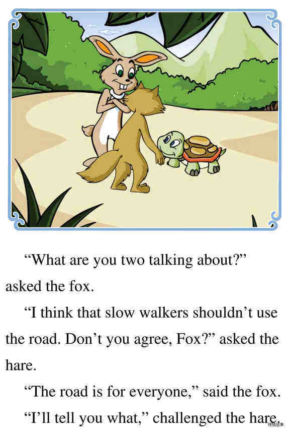 The Tortoise and the Hare绘本故事第5页