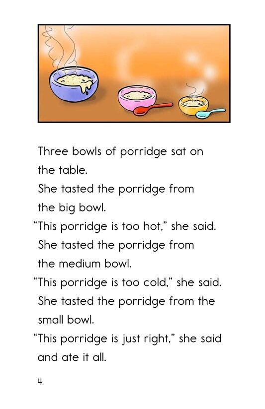 Goldilocks and the Three Bears绘本故事第4页