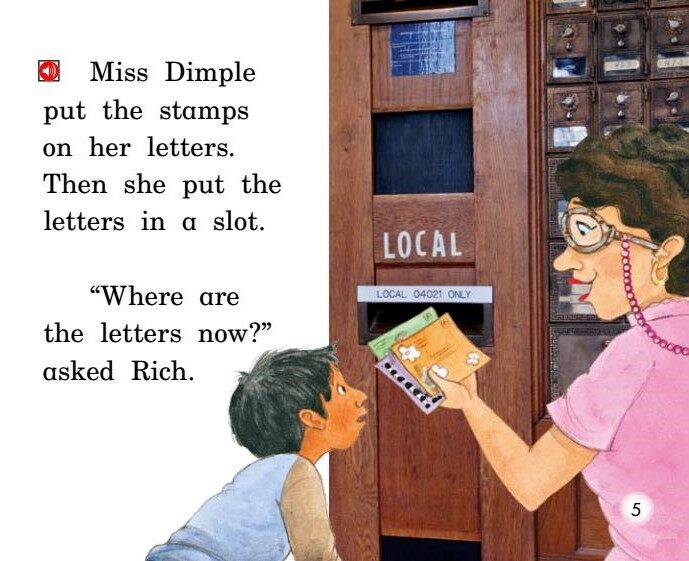 The Fun Club goes to the Post Office绘本故事第5页
