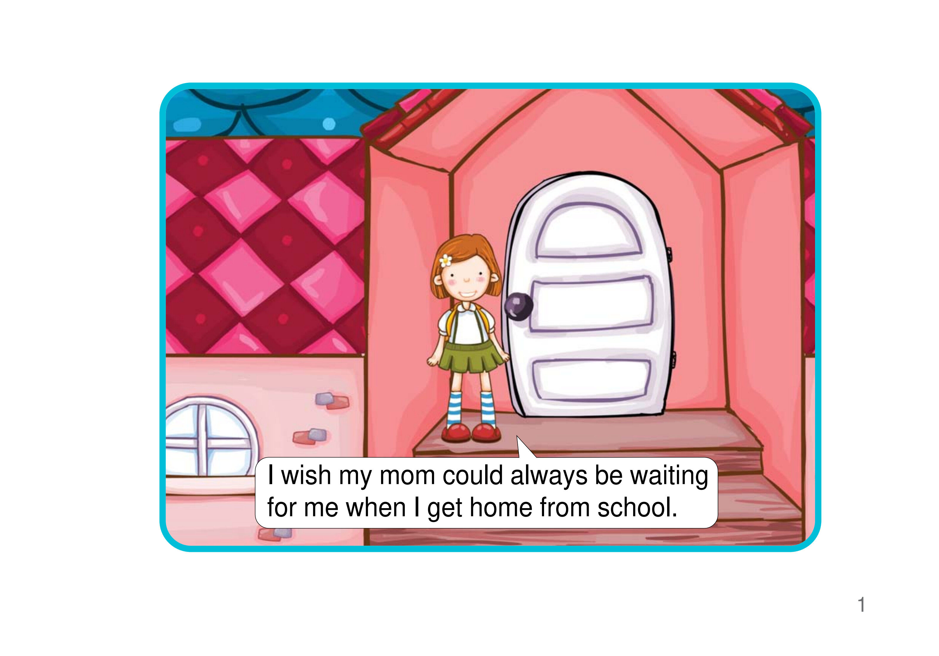 The First Day of School绘本故事第2页