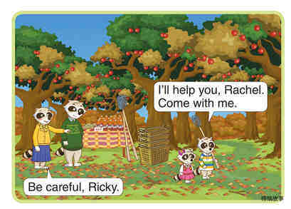 Apple Picking绘本故事第3页