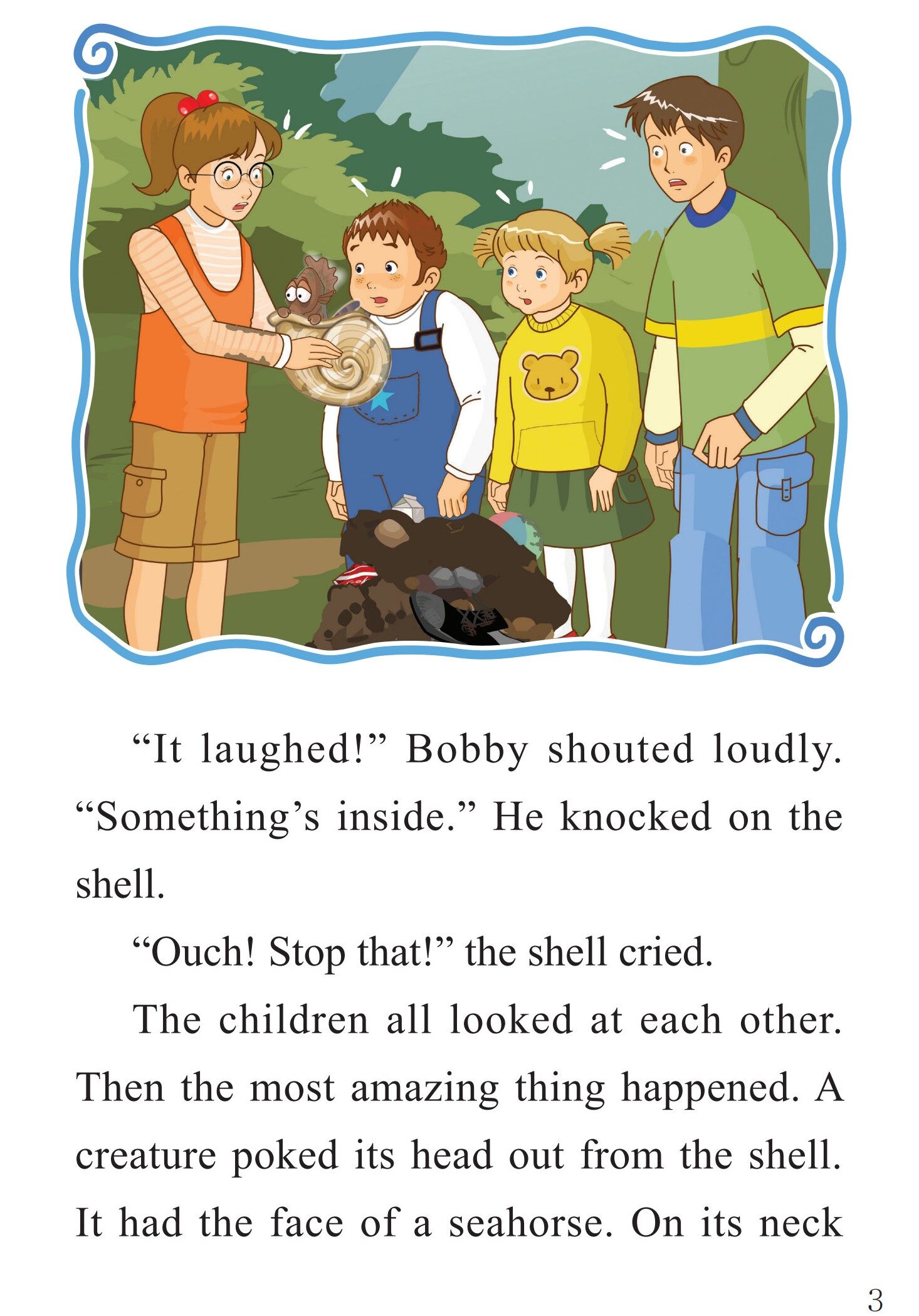 002-The Children Meet Huey绘本故事第5页