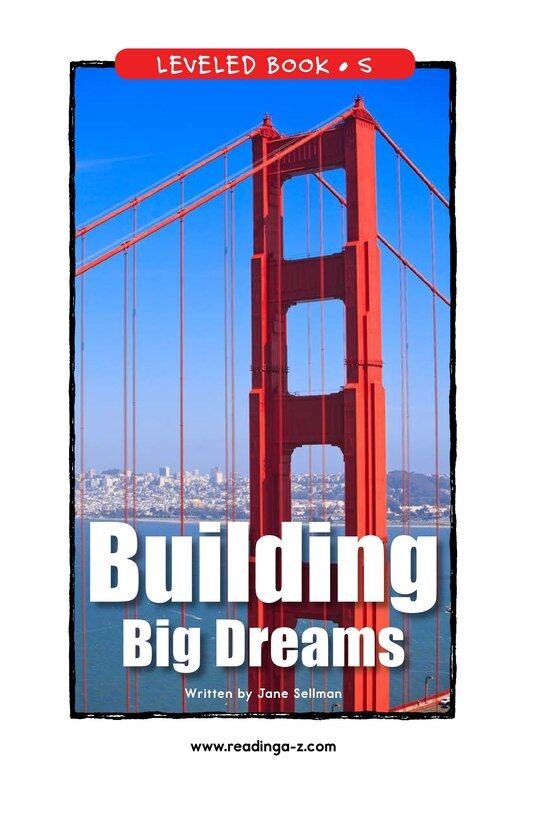 Building Big Dreams绘本故事第2页