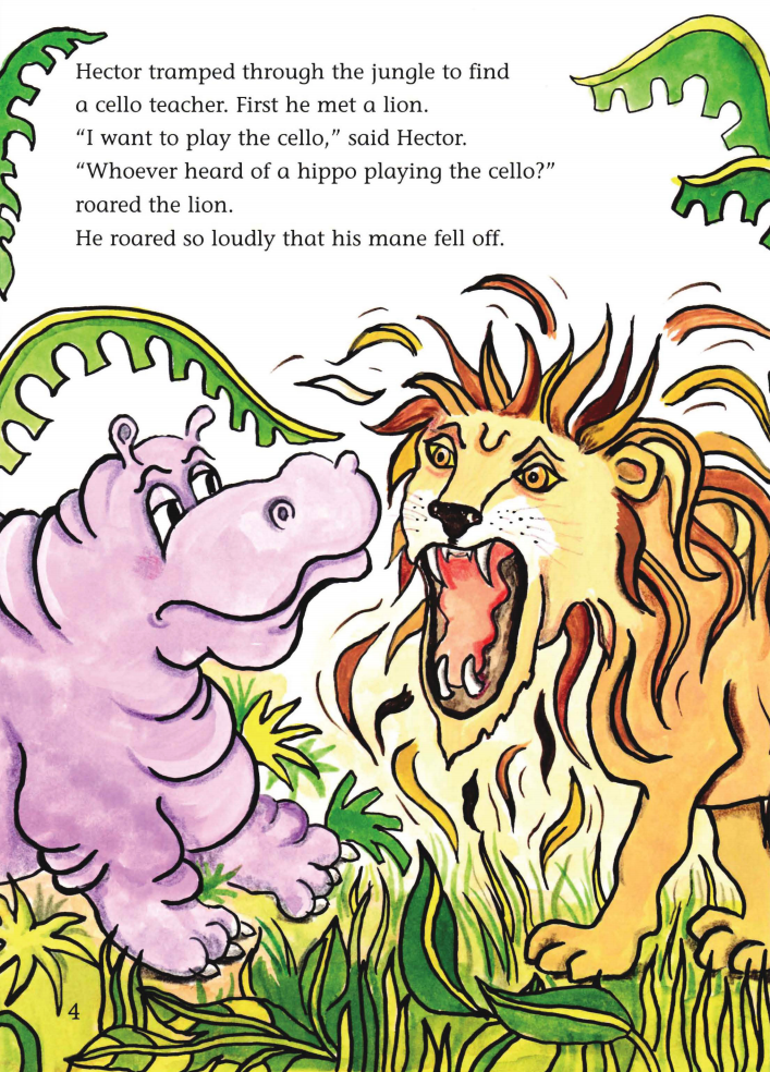 Hany just smiled proudly.绘本故事第5页