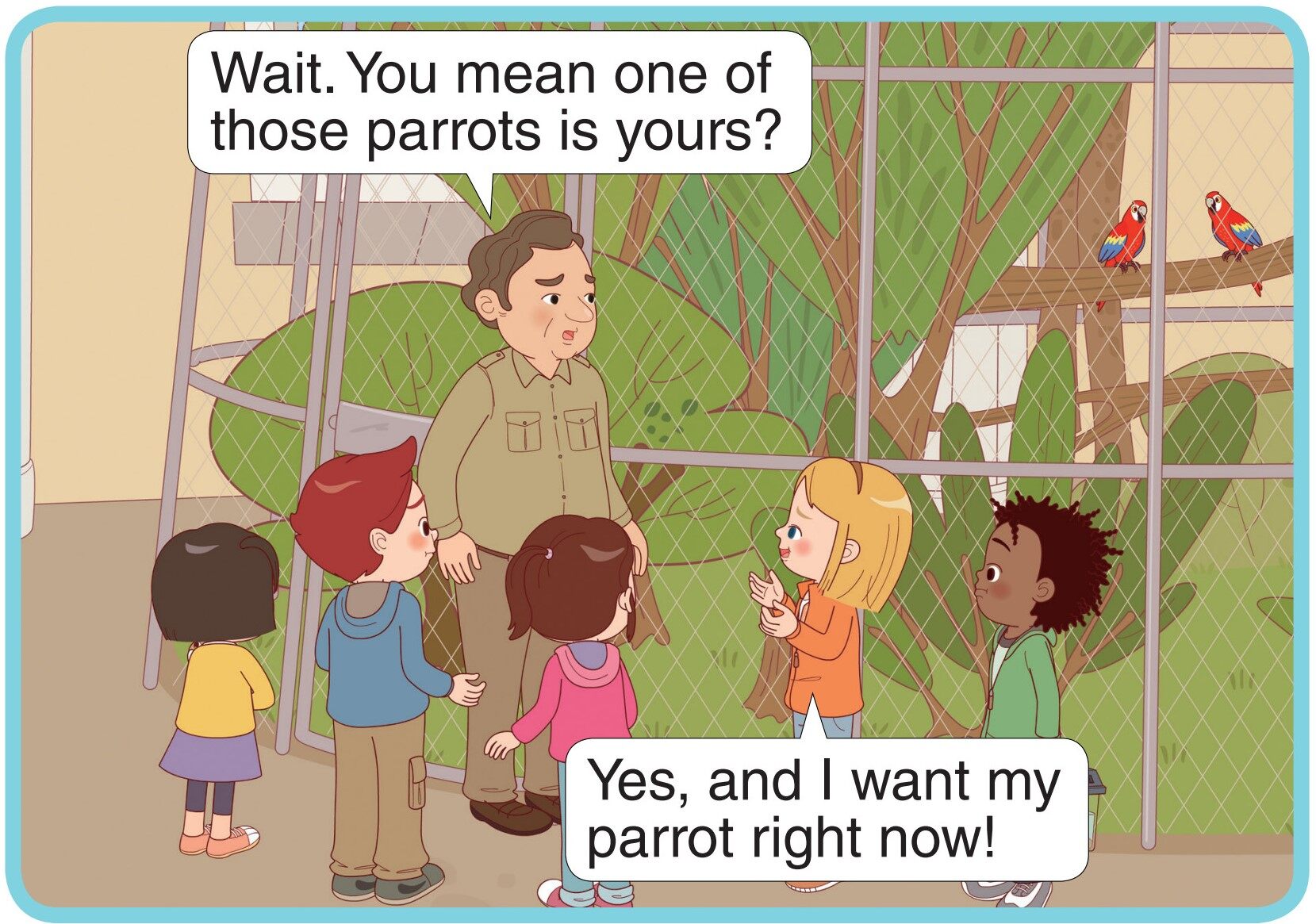 Time to Eat!绘本故事第4页