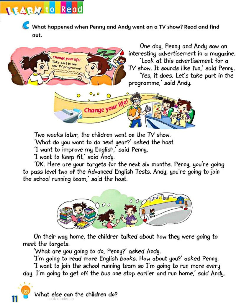 2 Turning over a new leaf绘本故事第4页