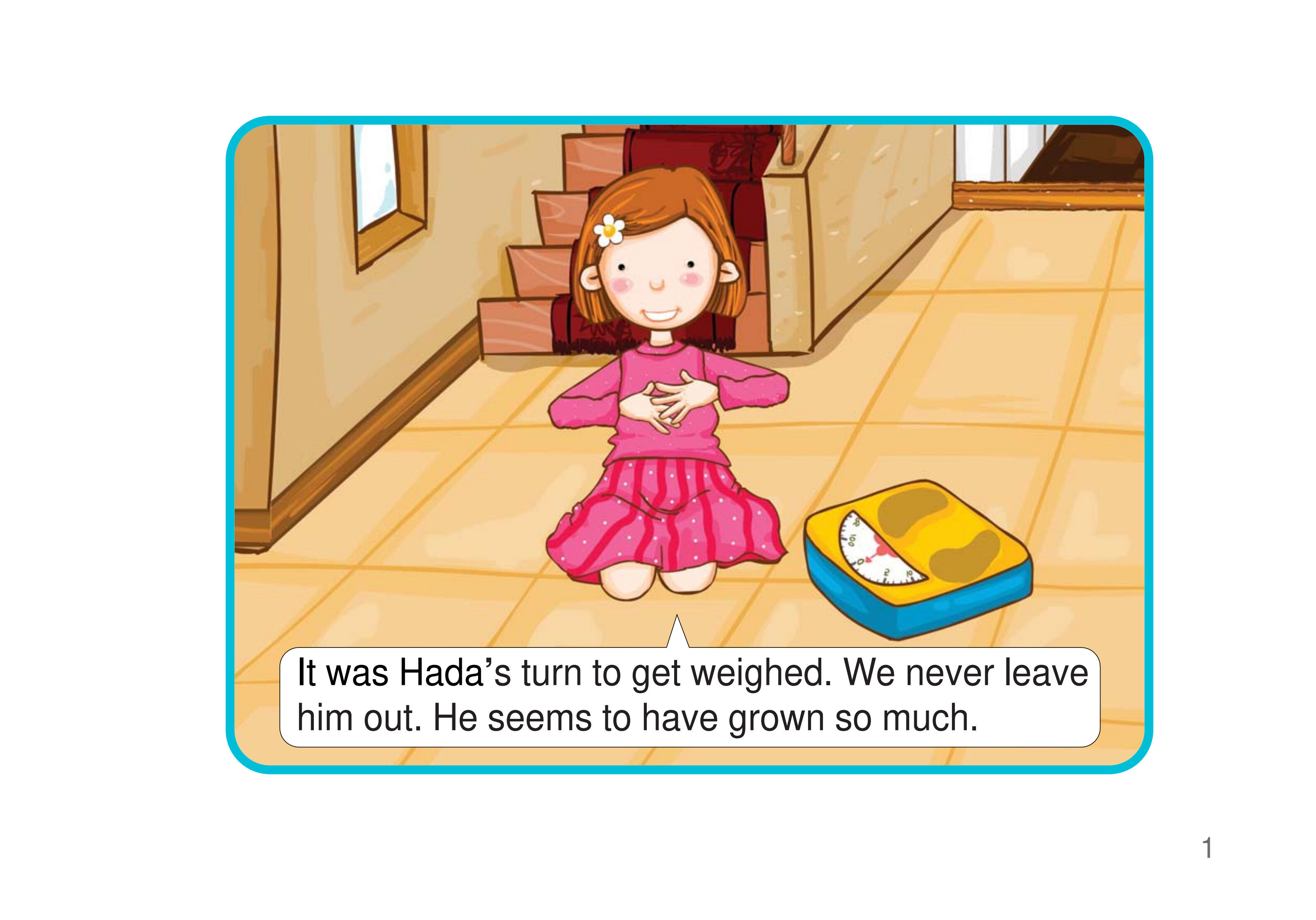 Hada Weighs 9.5 Kilograms绘本故事第2页