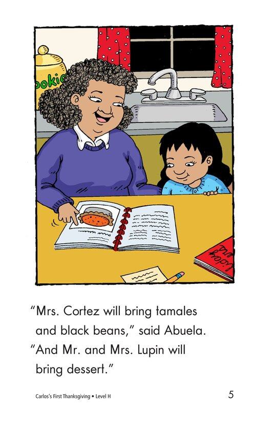 Carlos's First Thanksgiving绘本故事第5页