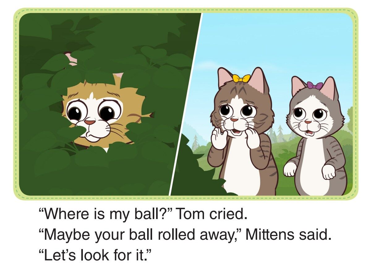 Tom Kitten's New Ball 3_The Pigpen绘本故事第3页