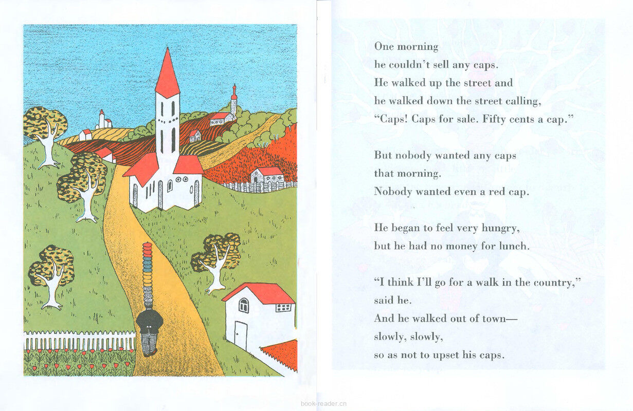 Caps for Sale绘本故事第5页