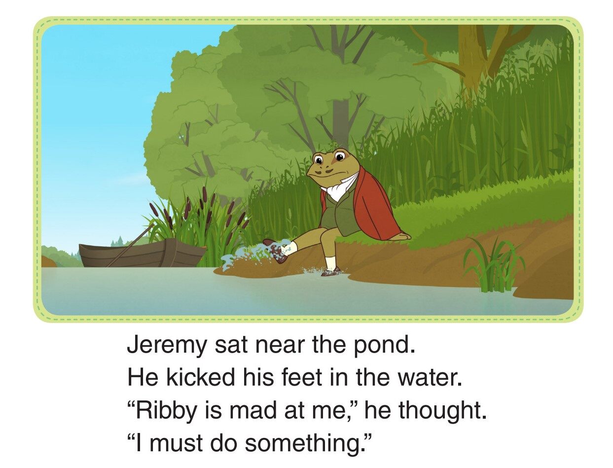 Jeremy Fisher Falls in Love 3_Flowers for Ribby绘本故事第3页