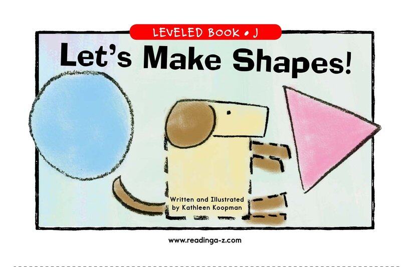 Let's Make Shapes!绘本故事第2页