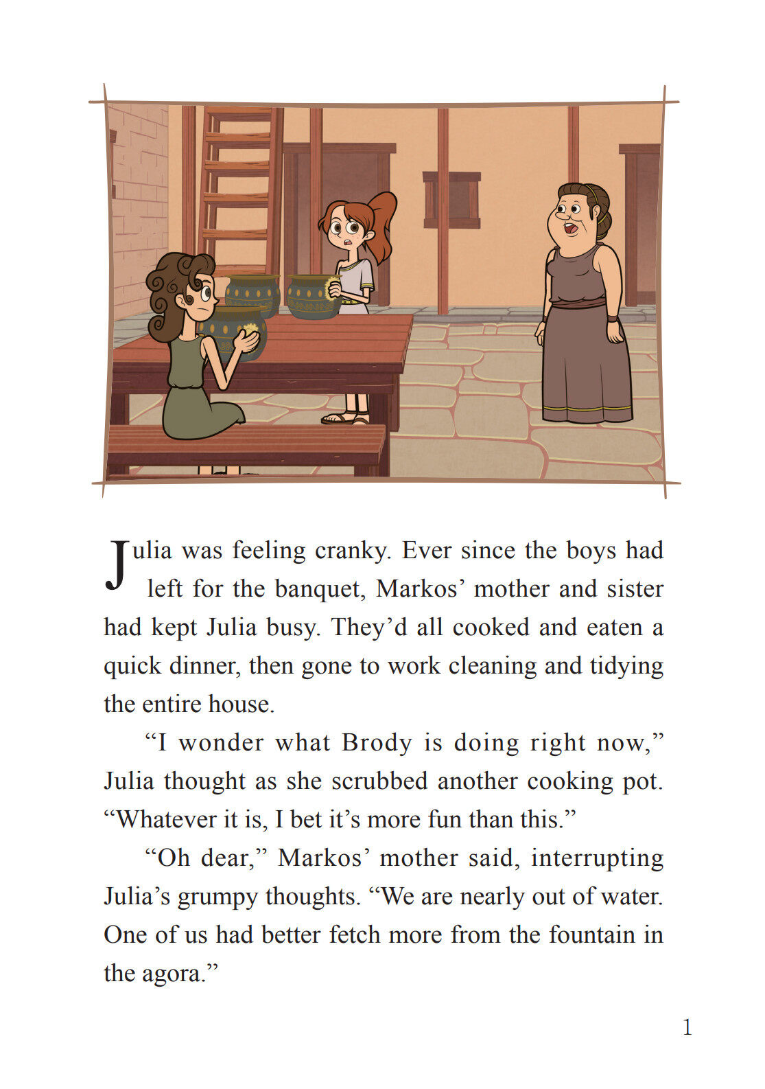 36_Julia's Errand绘本故事第2页
